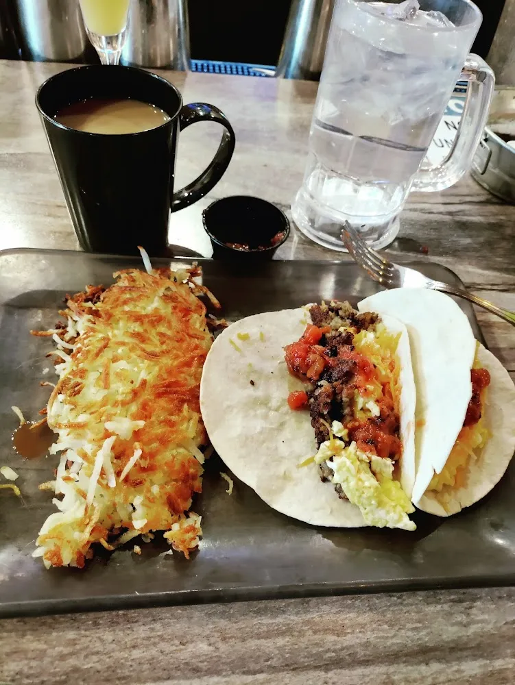Sausage Breakfast Tacos with Hash Browns